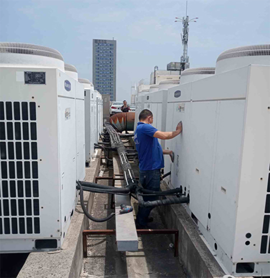 丰泽中央空调制热和不制冷系统维修方法